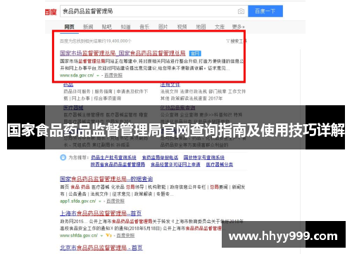 国家食品药品监督管理局官网查询指南及使用技巧详解